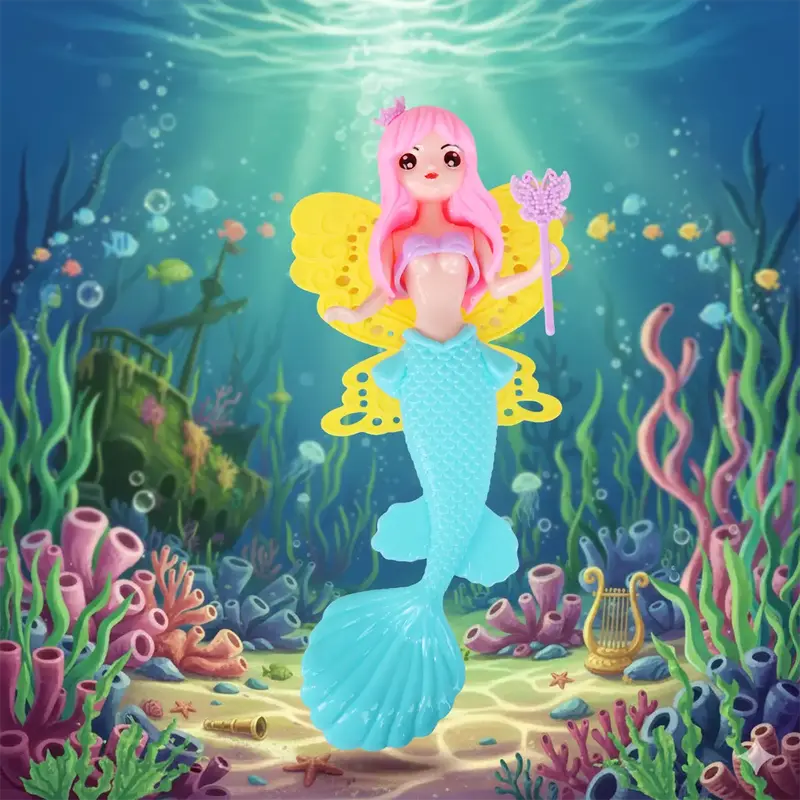 Muñeca Sirena Hada, Color Azul 1