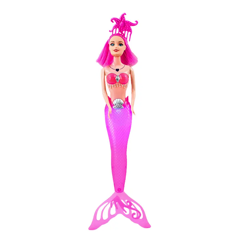 Muñeca Sirena Rose Con Luz 1