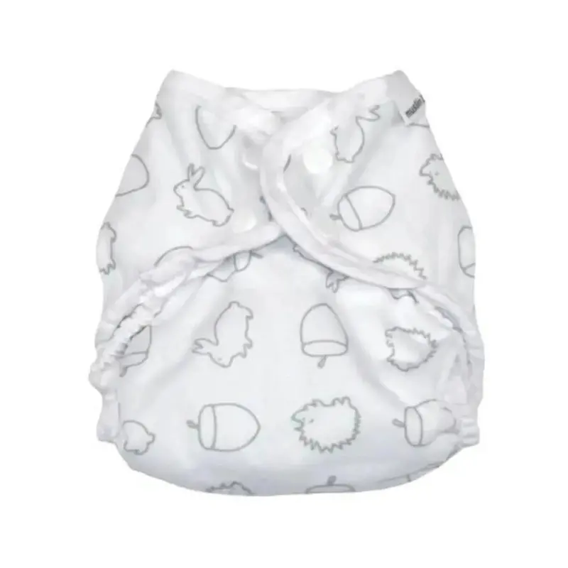 Muslinz Washable Nappy Wrap - Woodland 1