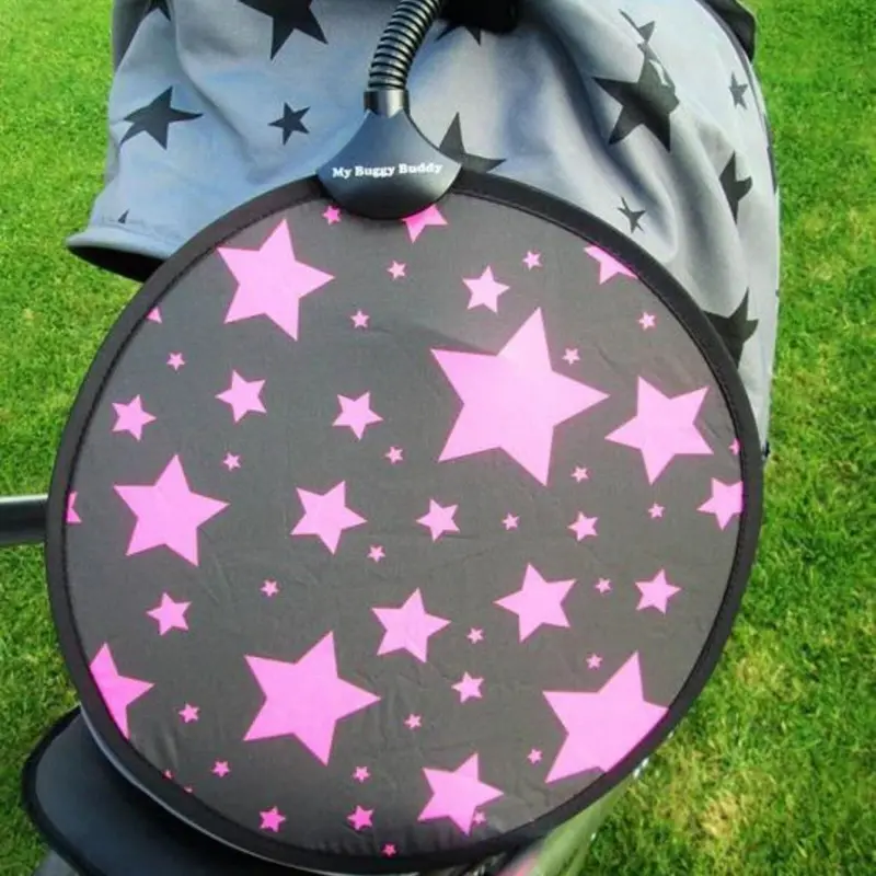 My Buggy Buddy - Buggy Sunshade Standard - Pink Star 2