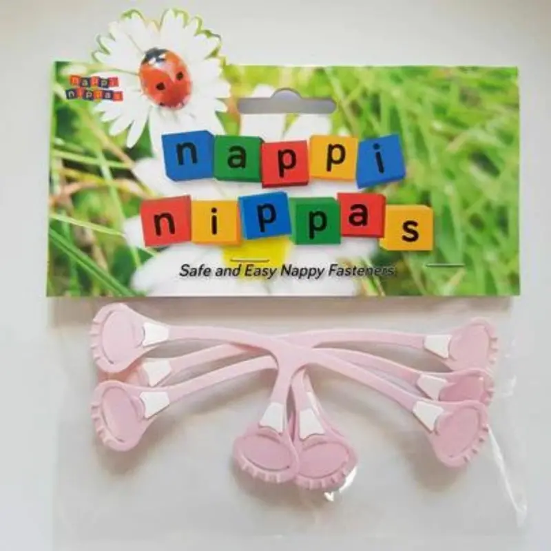 Nappi Nippas No Pin Fasten - Pink 1