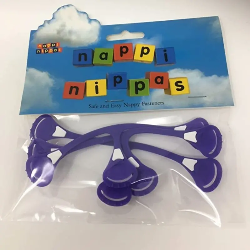 Nappi Nippas No Pin Fasten - Purple 1