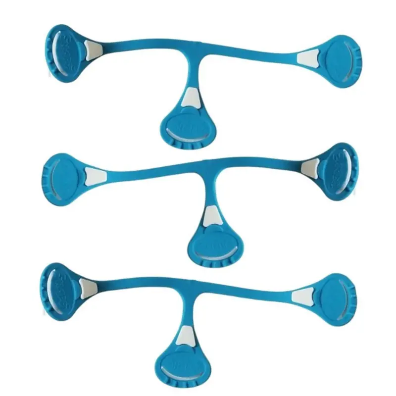 Nappi Nippas No Pin Fasteners For Terry Nappies 3 Pcs - Blue 2