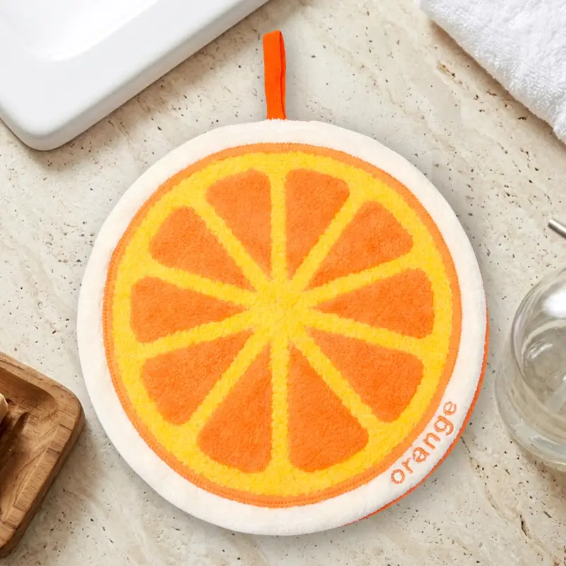 Naranja, Toalla De Manos Absorbente 2