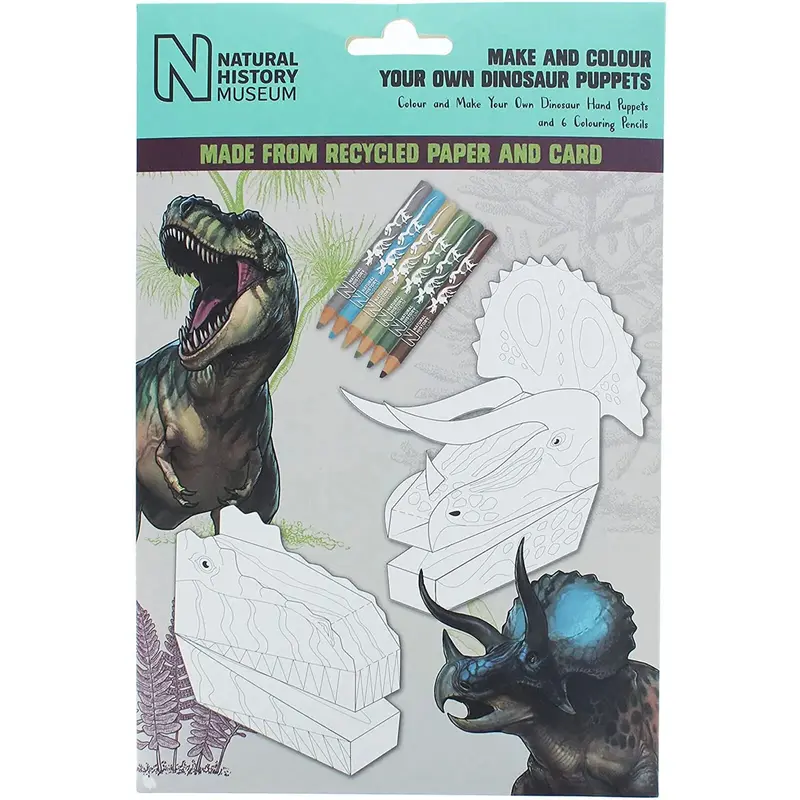 National History Museum Make & Colour Your Own Dinosaur 1