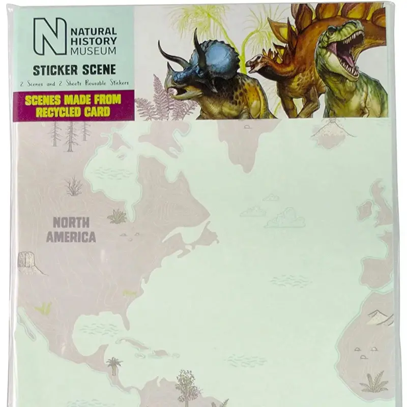 National History Museum Sticker Scene 1