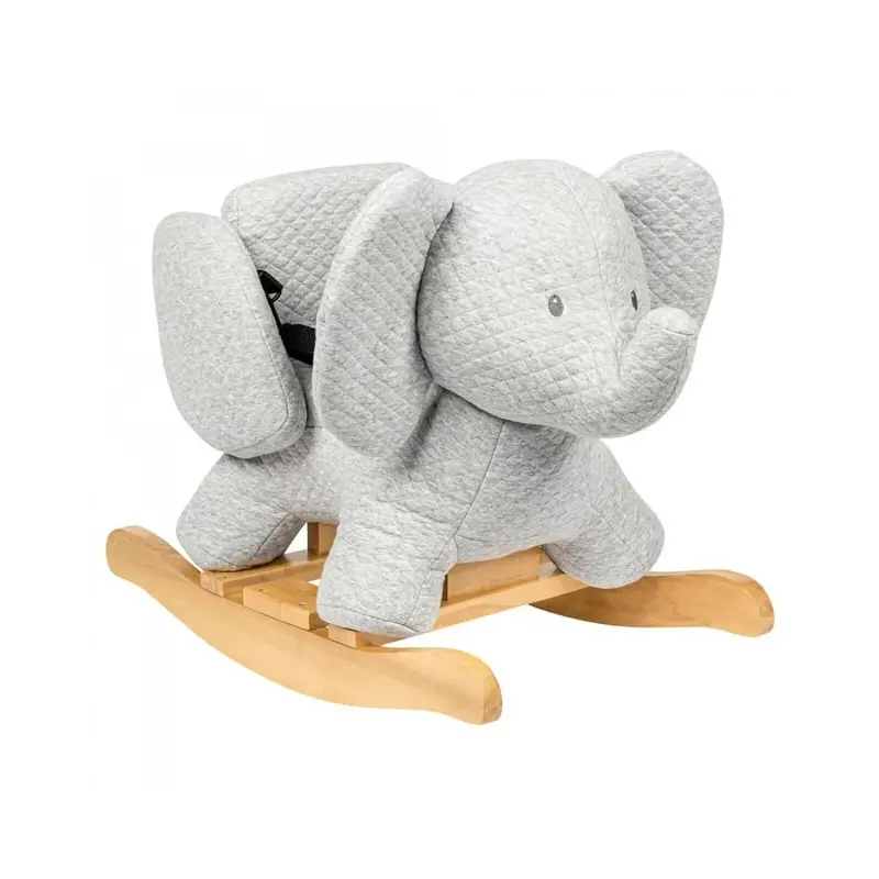 Nattou Tembo Cotton Elephant Rocker 1