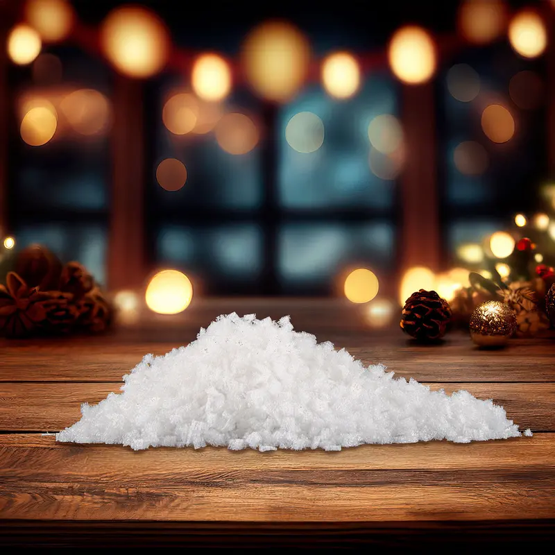 Nieve Artificial Para Decoraciones Navideñas 1