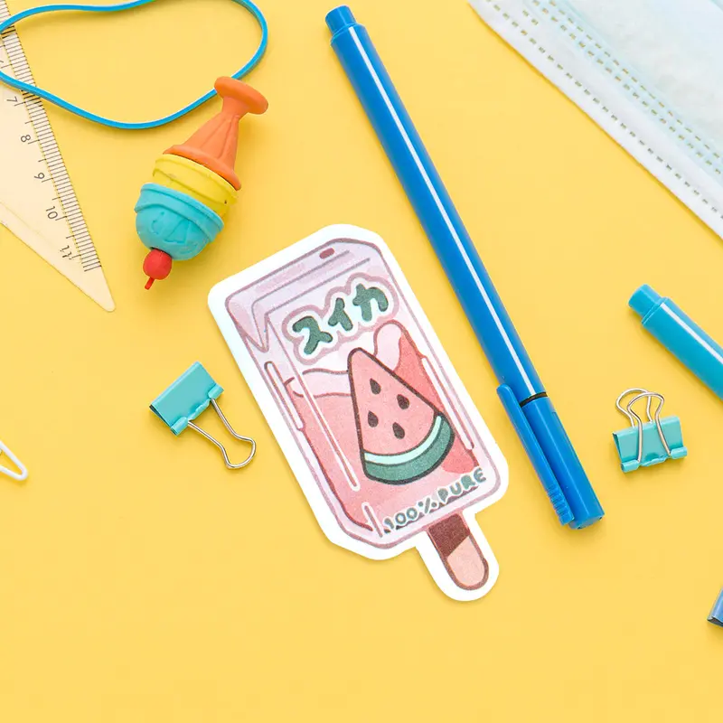 Notas Adhesivas Con Diseño De Paleta, Sandia 2