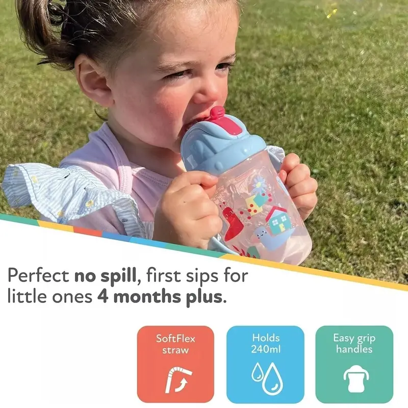 Nuby Flip N' Sip Sippy Cup 240Ml Pack Of 1 2