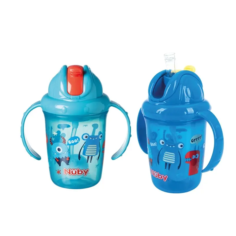 Nuby Flip N Sip Sippy Cups Pack Of 2 - Multicolour 1