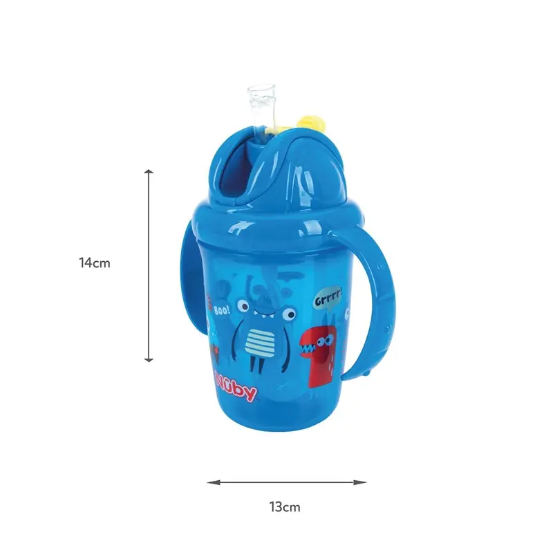 Nuby Flip N Sip Sippy Cups Pack Of 2 - Multicolour 2