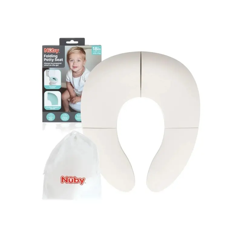 Nuby Portable & Foldable Easy Potty Training Toilet Seat 1