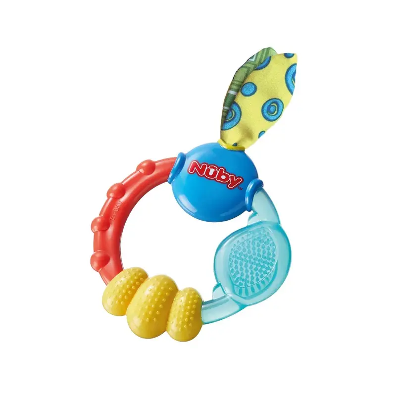 Nuby Wacky Teething Ring - Multicolour 1