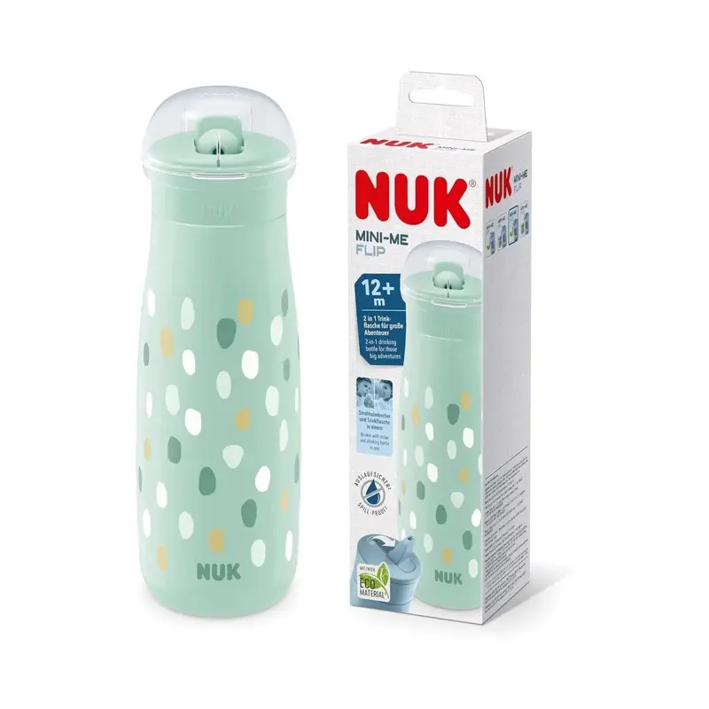 Nuk Mini-Mee Flip Cup With 2-In-1 Cup 12+ Months 450Ml - Mint 1