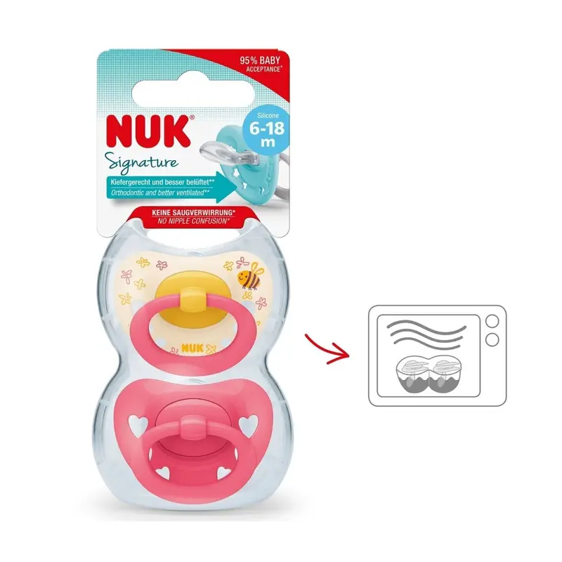Nuk Signature Soother 6-18 Months Pack Of 2 2