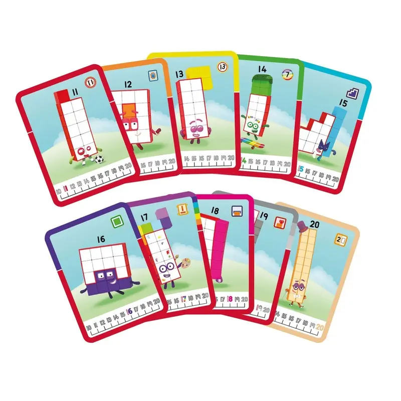 Numberblocks Mathlink Cubes Numberblocks 11-20 Set 2