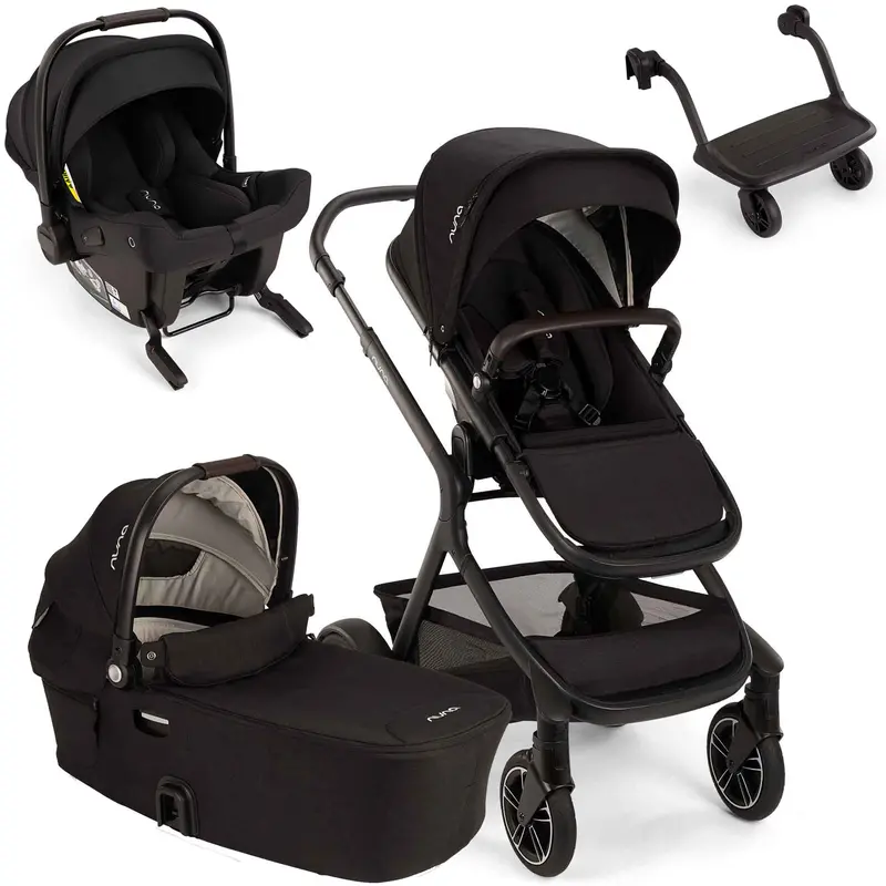 Nuna Demi Next & Pipa Urbn Travel System In Caviar 1
