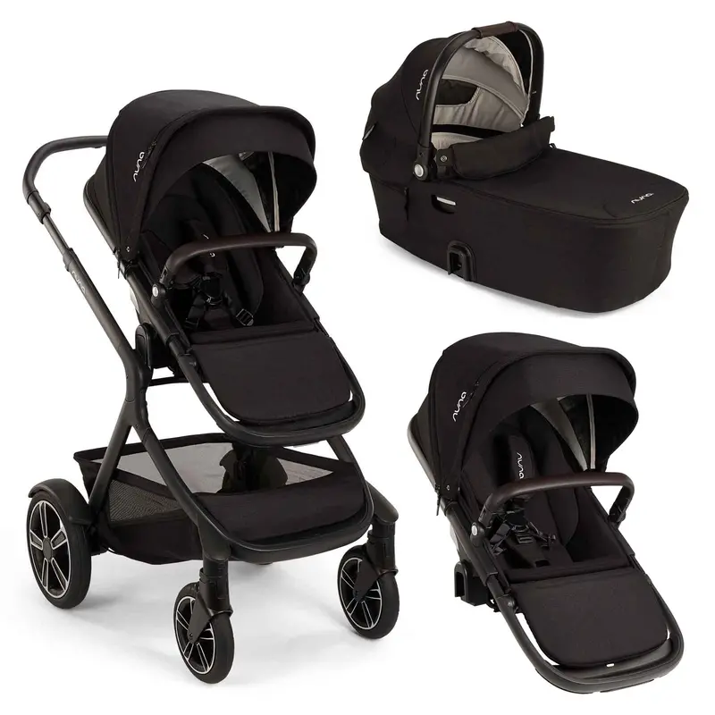 Nuna Demi Next Tandem Bundle In Caviar 1