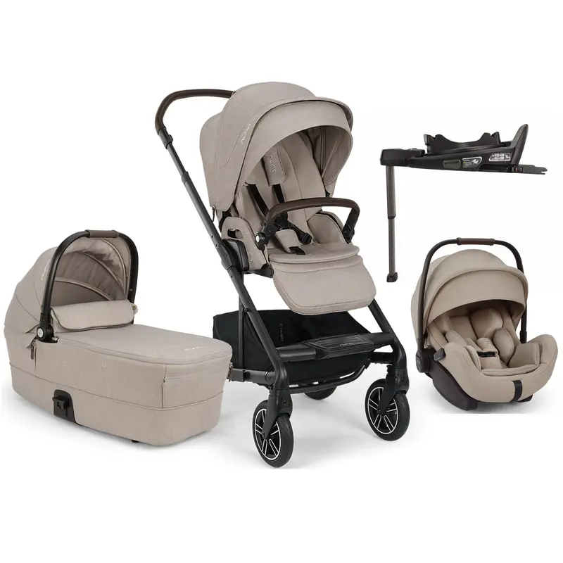 Nuna Mixx Next & Arra Flex & Base Curv Bundle In Chateau 1