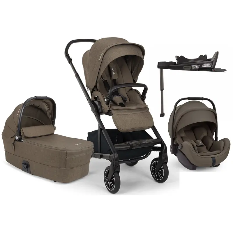 Nuna Mixx Next & Arra Flex & Base Curv Bundle In Pistachio 1