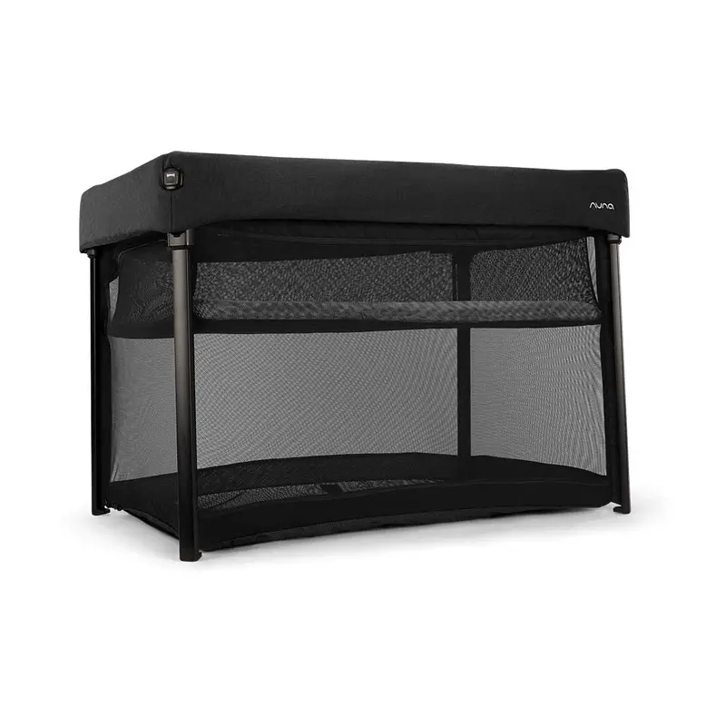 Nuna Paal Travel Cot In Caviar 1