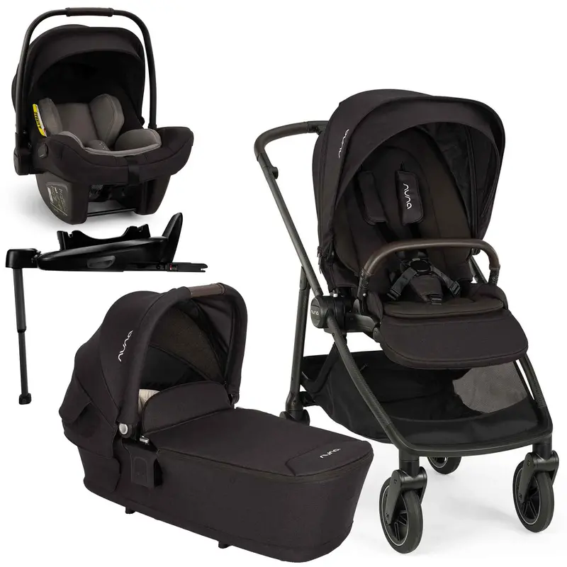 Nuna Swiv & Pipa Next Travel System In Caviar 1