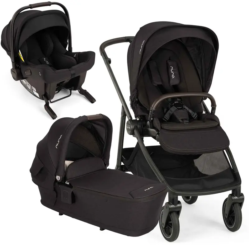 Nuna Swiv & Pipa Urbn Travel System In Caviar 1