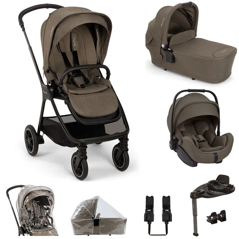 Nuna Triv Next & Arra Flex & Base Curv Bundle In Pistachio 1