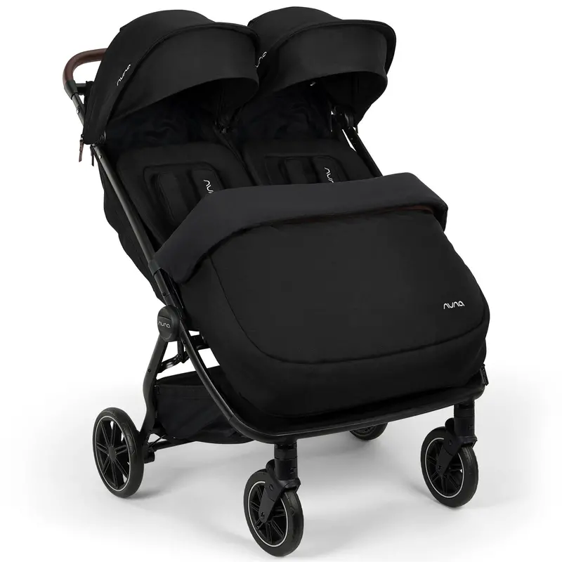 Nuna Trvl Dubl Footmuff In Caviar 1