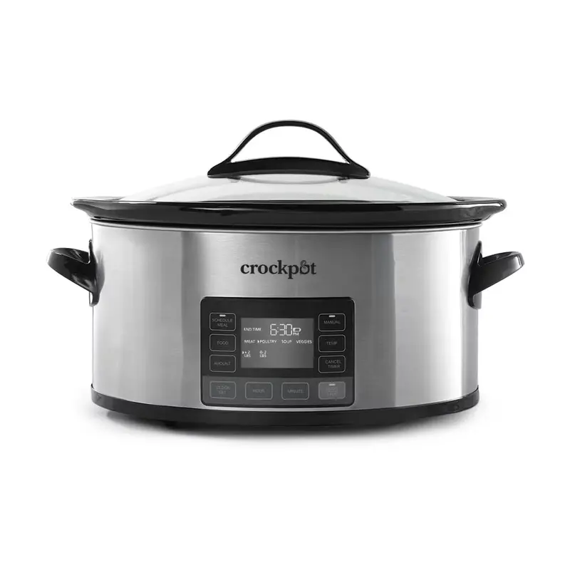 Olla De Cocción Lenta Crockpot 5.6 Litros Programable Gris Sccpvfc630 1