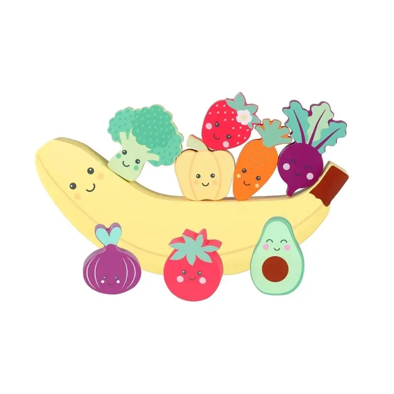 Orange Tree Toys Happy Veggies & Friends Balancing Game 2