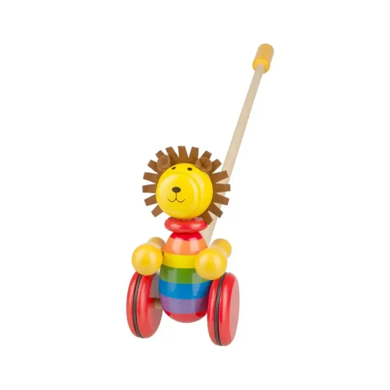 Orange Tree Toys Lion Push Along 1