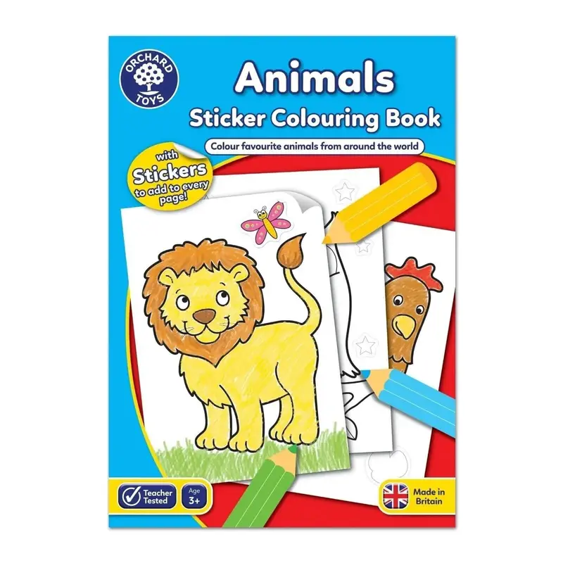 Orchard Toys Animals Colouring Book 1
