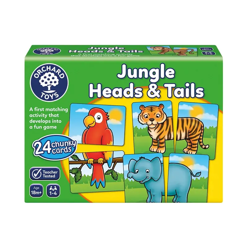Orchard Toys Jungle Heads & Tails Game 1