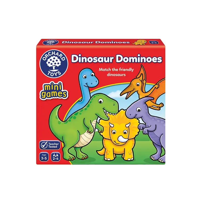 Orchard Toys Mini Games - Dinosaur Dominoes 1