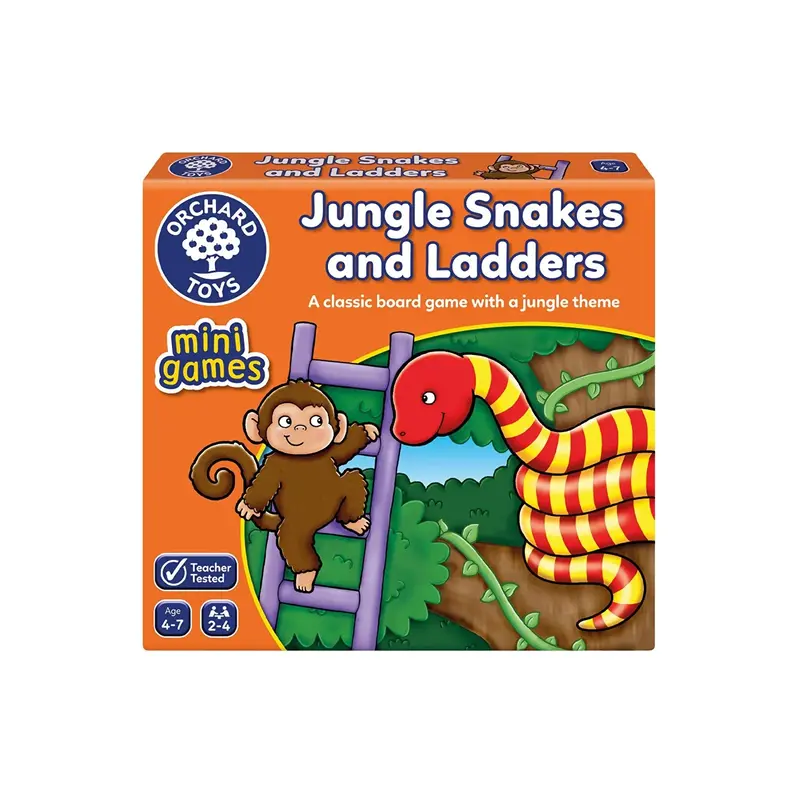 Orchard Toys Mini Games - Jungle Snakes & Ladders 1