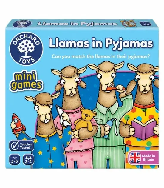 Orchard Toys Mini Games - Llamas In Pyjamas 1