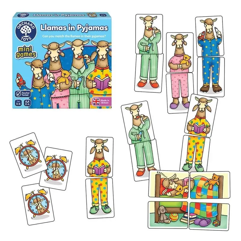 Orchard Toys Mini Games - Llamas In Pyjamas 2