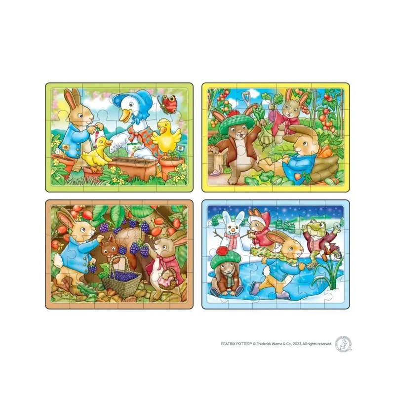 Orchard Toys Peter Rabbit 4-In-A-Box Puzzles 1