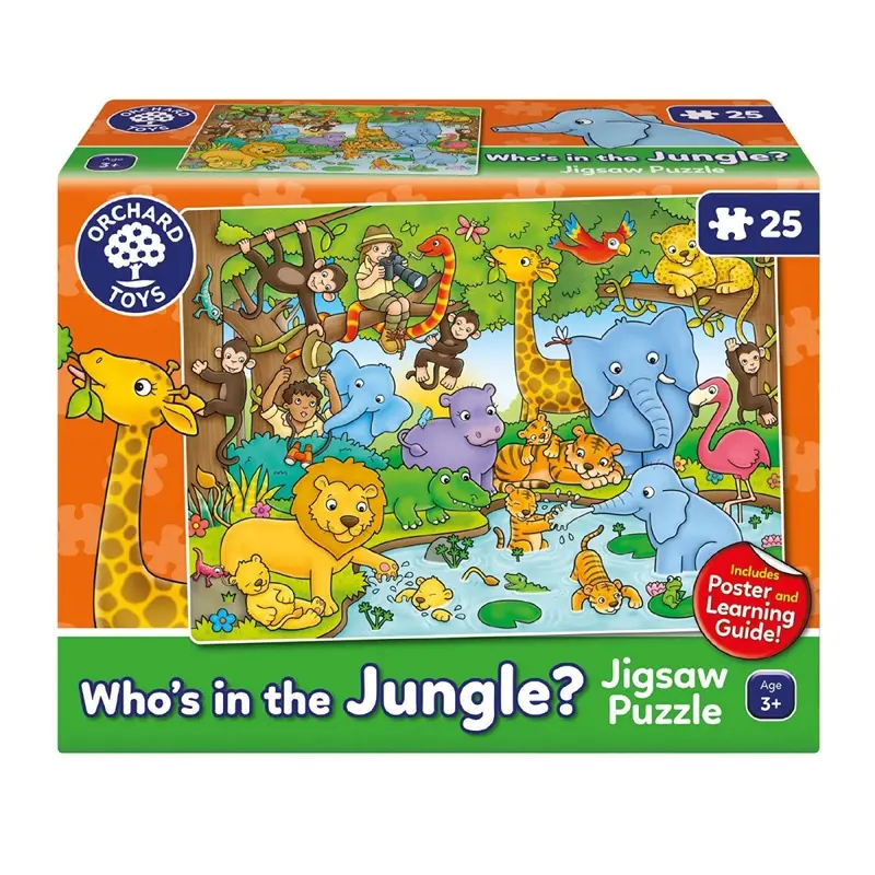 Orchard Toys Who's In The Jungle? Jigsaw Puzzle 1