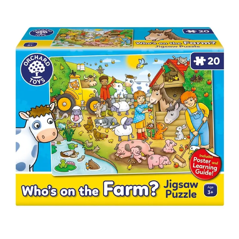 Orchard Toys Who's On The Farm? Jigsaw Puzzle 1
