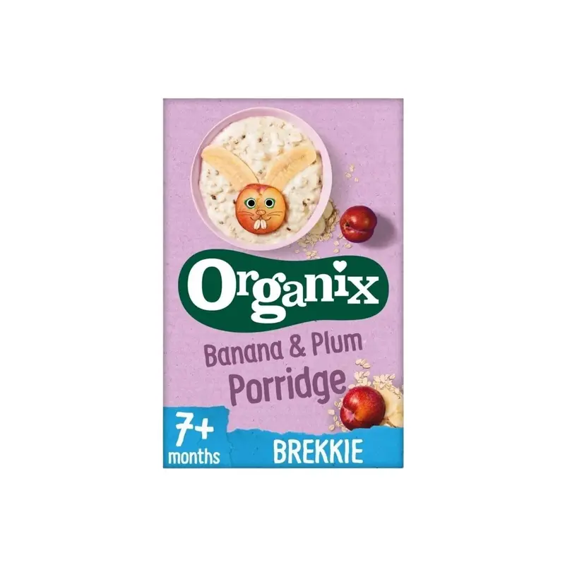 Organix Banana & Plum Porridge 7+ Months 200G 1