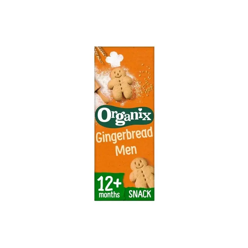 Organix Gingerbread Men Biscuits 12+ Months 135G 1