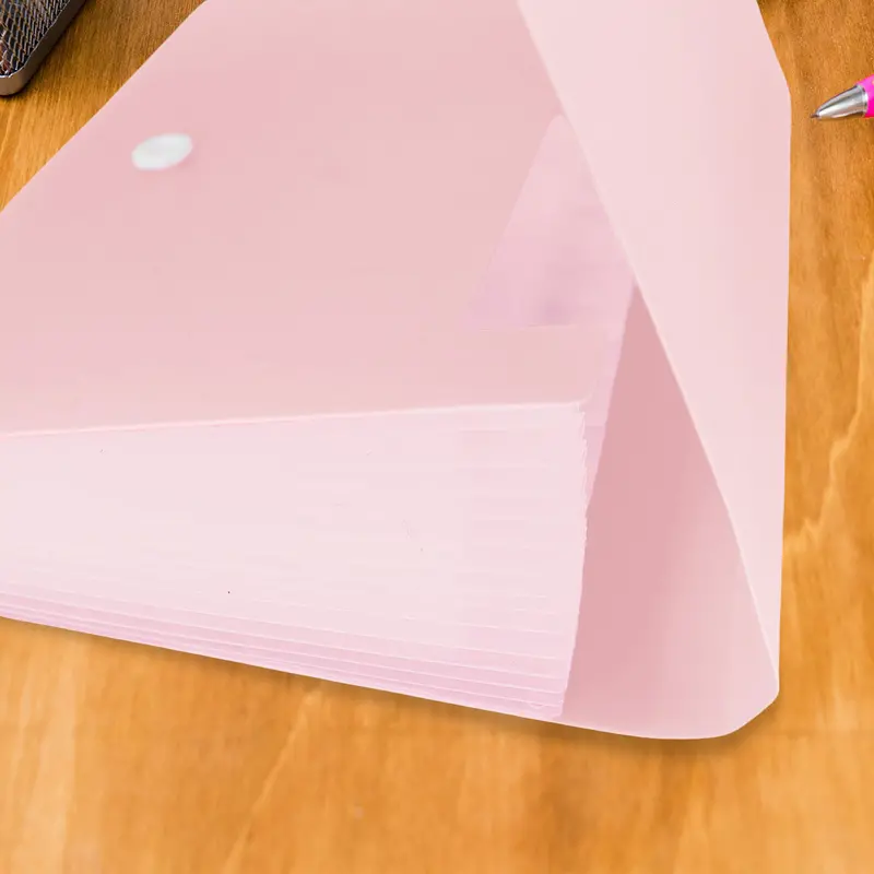 Organizador De Documentos, Color Rosa 17X12cm 2