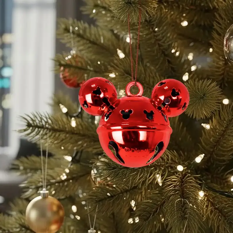 Ornamento, Cascabel Mickey, Color Rojo 1