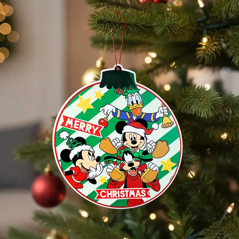 Ornamento, Mickey & Minnie, Color Verde 2
