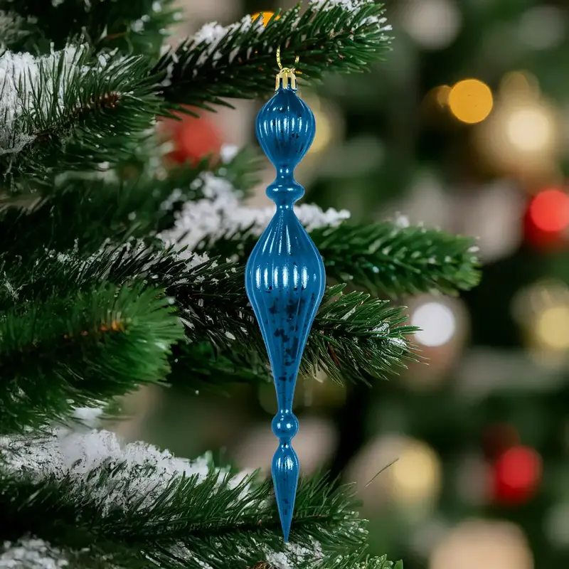 Ornamento Navideño, Color Azul 2