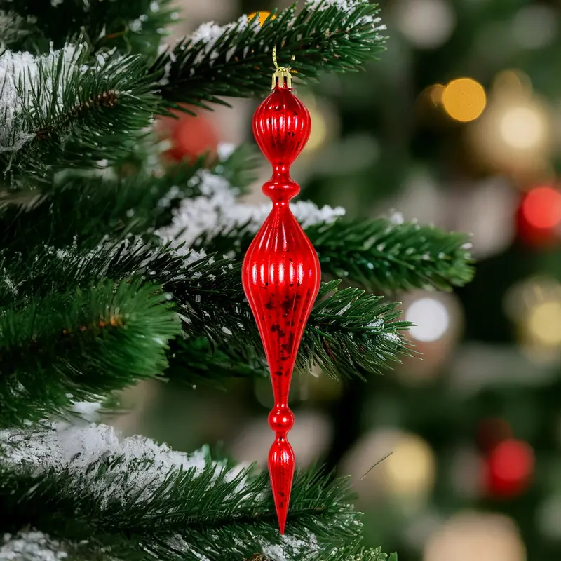Ornamento Navideño, Color Rojo 1