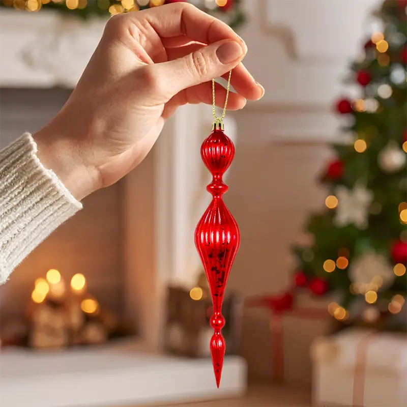 Ornamento Navideño, Color Rojo 2